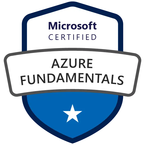 Microsoft Fundamentals AZ-900 Certificate